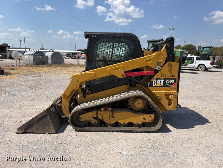 image for item FK5138 2019 Caterpillar 259D tracked skid steer loader