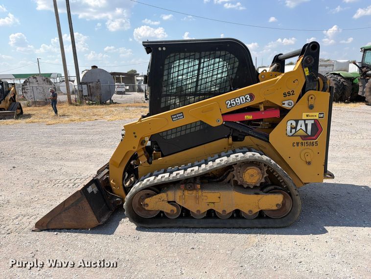 image for item FK5139 2021 Caterpillar 259D3 tracked skid steer loader