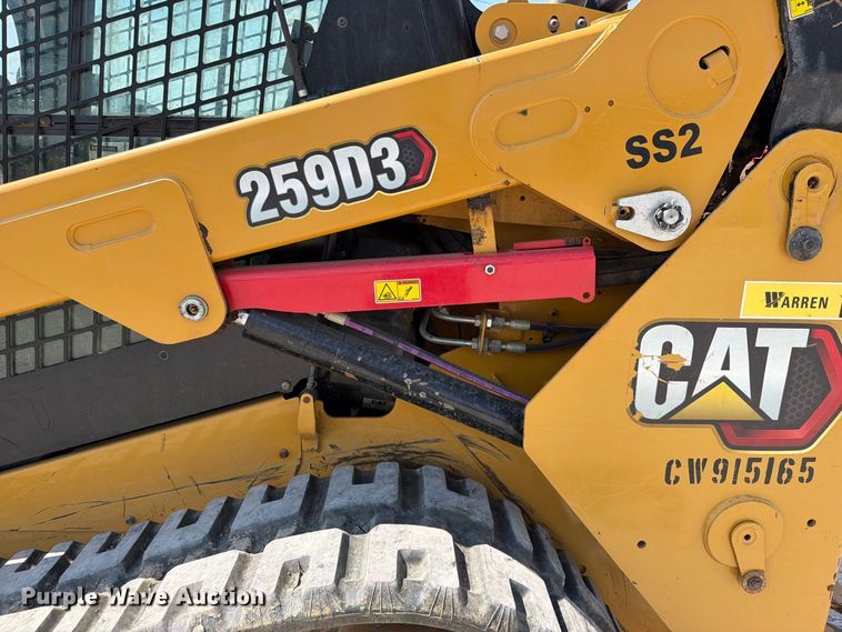 image for item FK5139 2021 Caterpillar 259D3 tracked skid steer loader