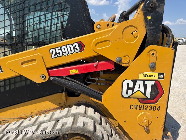 image for item FK5140 Caterpillar 259D3 tracked skid steer loader