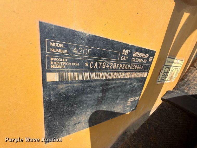 image for item FK5142 2014 Caterpillar 420F backhoe