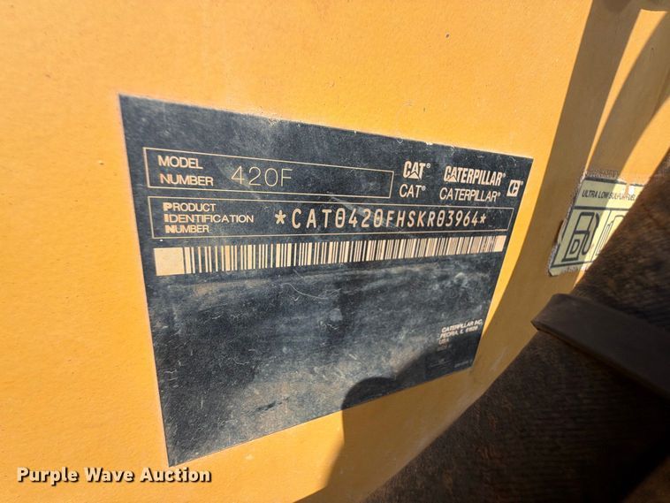 image for item FK5142 2014 Caterpillar 420F backhoe
