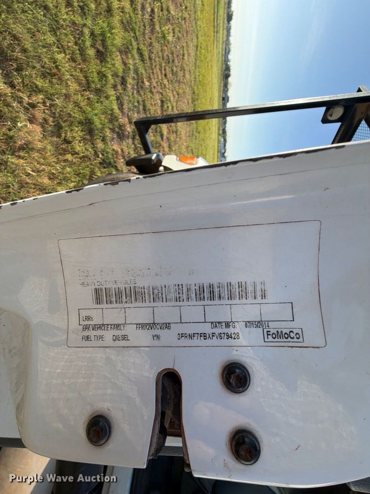 image for item FK5148 2015 Ford F750 forestry bucket truck
