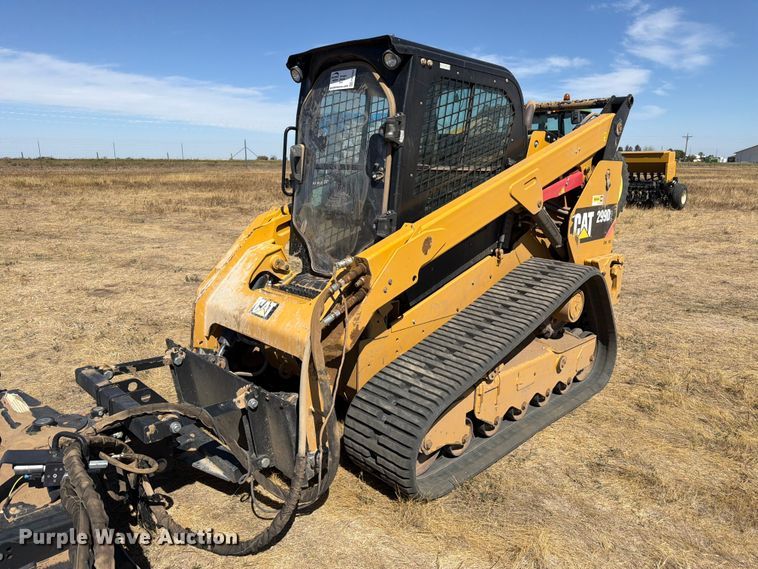 image for item FM7652 2018 Caterpillar 299D2 tracked skid steer loader