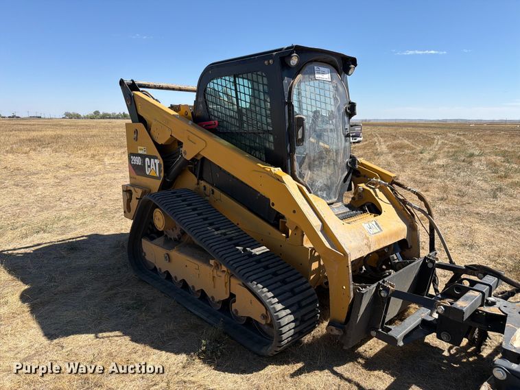 image for item FM7652 2018 Caterpillar 299D2 tracked skid steer loader