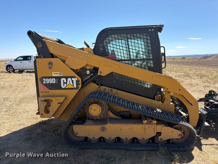 image for item FM7652 2018 Caterpillar 299D2 tracked skid steer loader