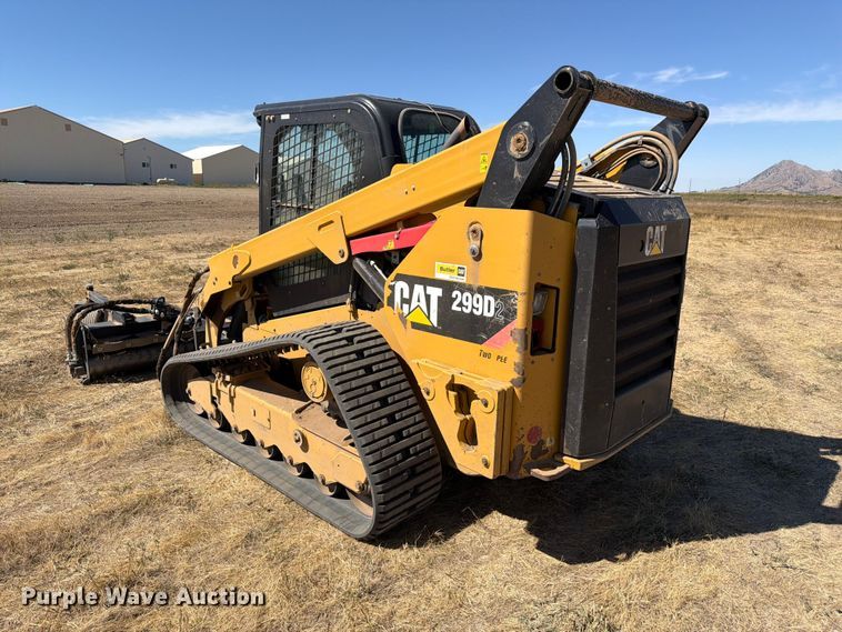 image for item FM7652 2018 Caterpillar 299D2 tracked skid steer loader