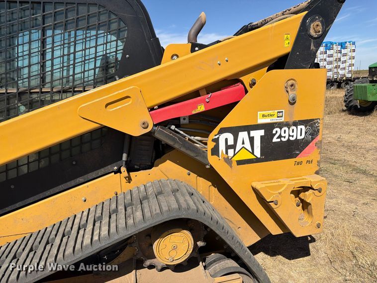 image for item FM7652 2018 Caterpillar 299D2 tracked skid steer loader