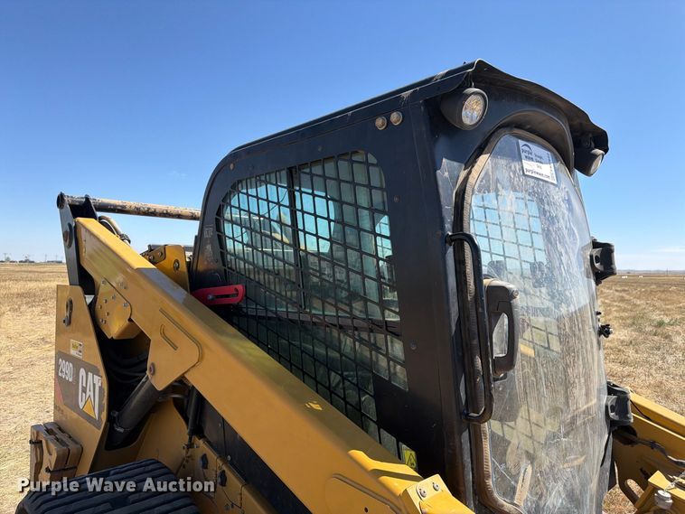 image for item FM7652 2018 Caterpillar 299D2 tracked skid steer loader