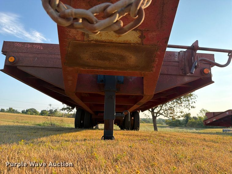 image for item FN2583 2003 Belshe equipment trailer