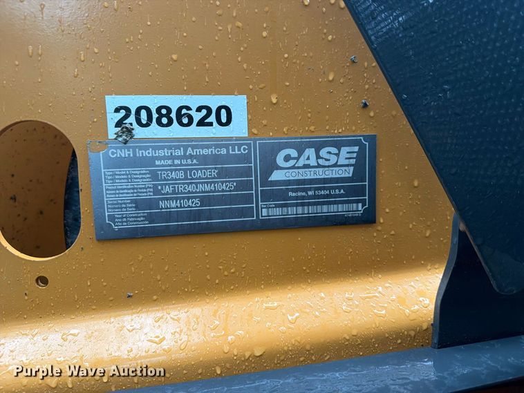 image for item FN2592 2022 Case TR340B tracked skid steer loader