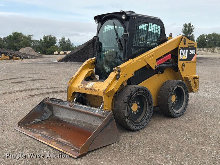 image for item FP3084 2015 Caterpillar 246D skid steer loader