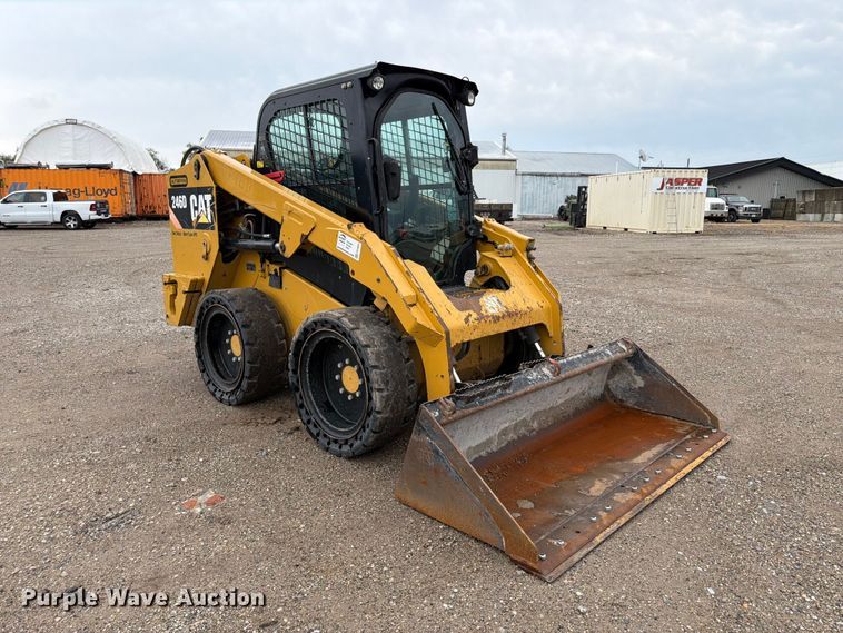image for item FP3084 2015 Caterpillar 246D skid steer loader