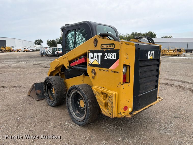 image for item FP3084 2015 Caterpillar 246D skid steer loader