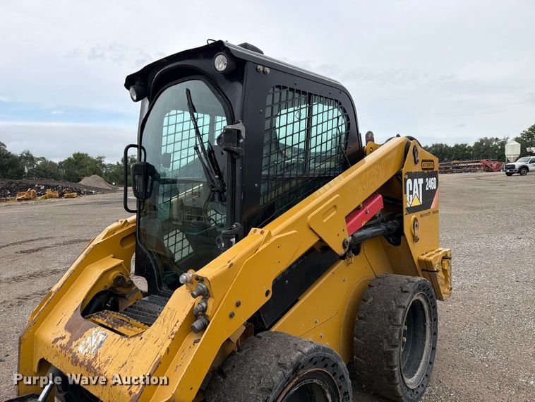 image for item FP3084 2015 Caterpillar 246D skid steer loader