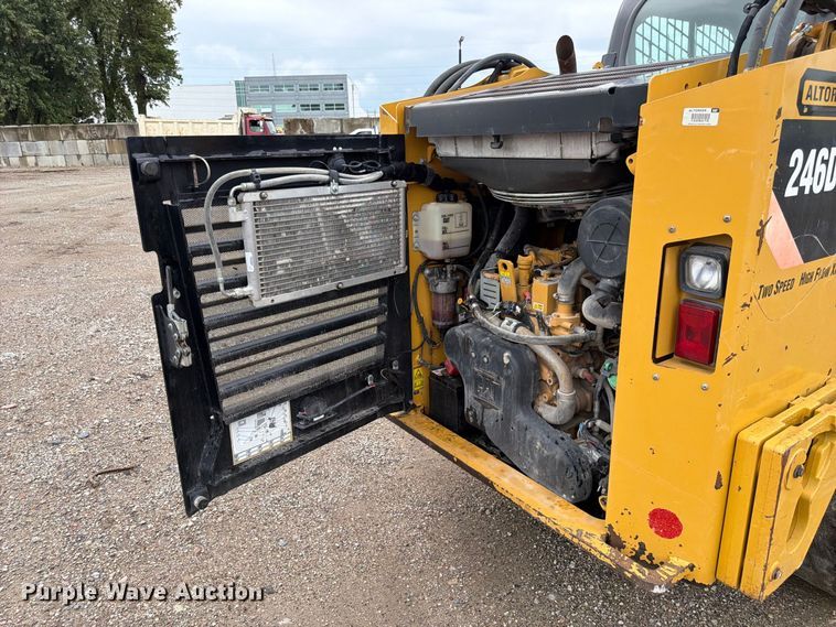 image for item FP3084 2015 Caterpillar 246D skid steer loader