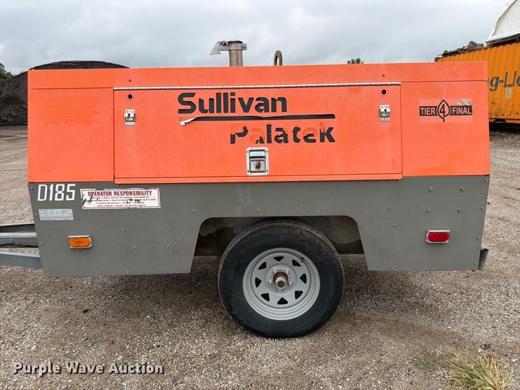 image for item FP3087 2020 Sullivan Palatek D185PIZ4 air compressor