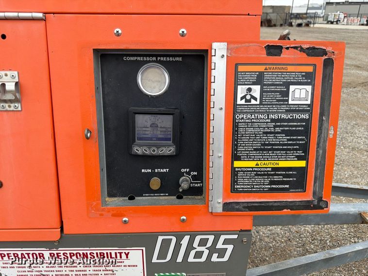 image for item FP3087 2020 Sullivan Palatek D185PIZ4 air compressor