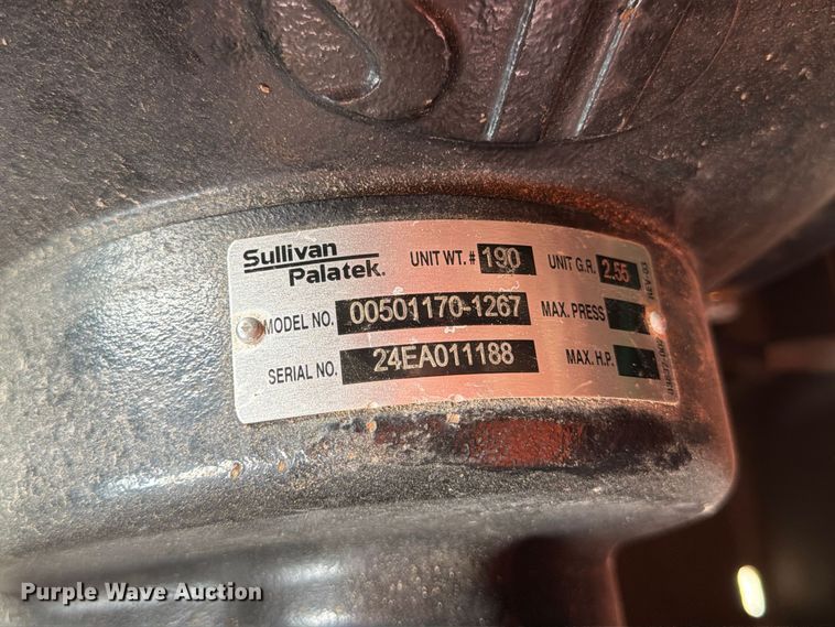 image for item FP3087 2020 Sullivan Palatek D185PIZ4 air compressor