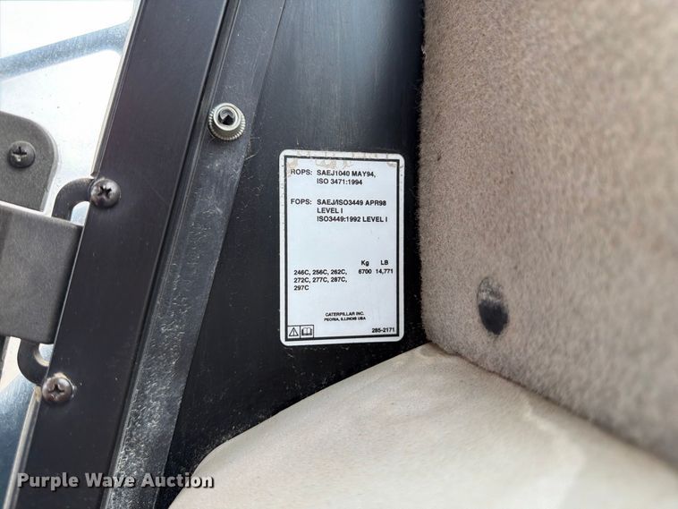 image for item FP3089 2011 Caterpillar 246C skid steer loader