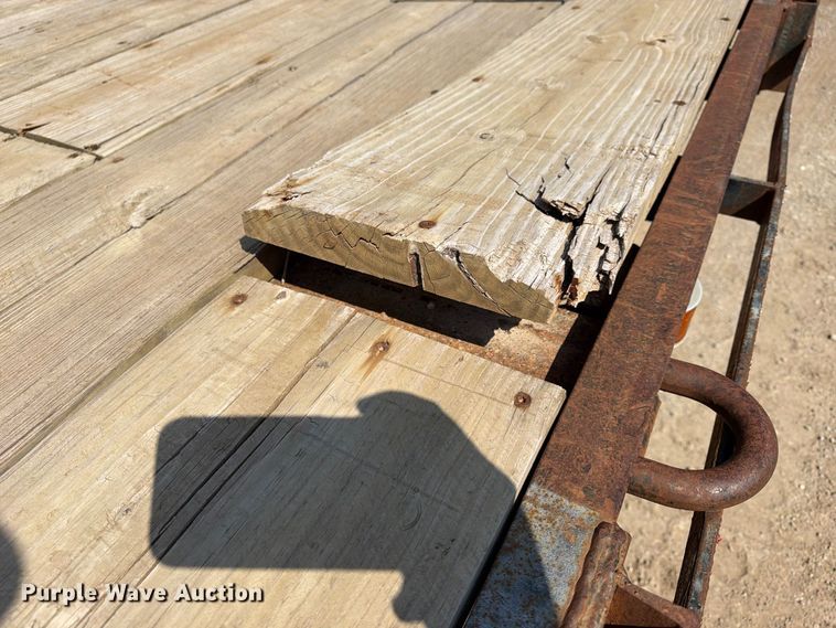 image for item FP4051 1993 Belshe equipment trailer