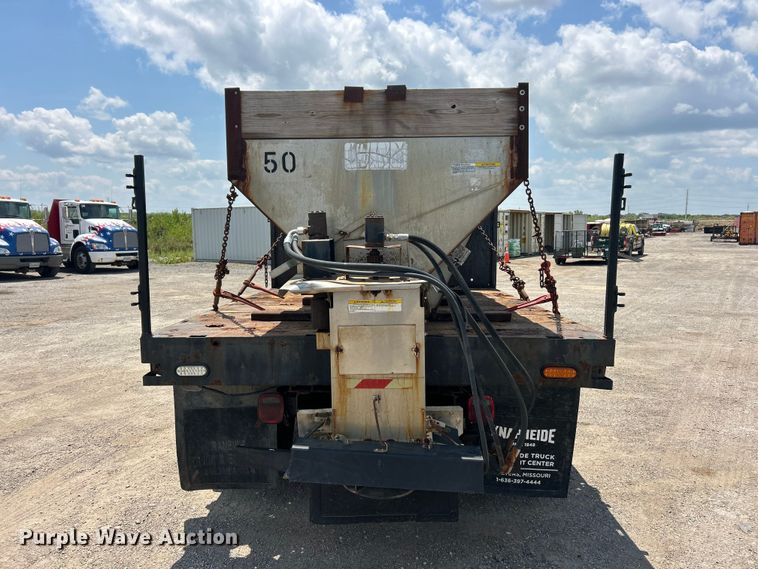image for item FT6085 2007 GMC C5500 Crew Cab dump flatbed truck