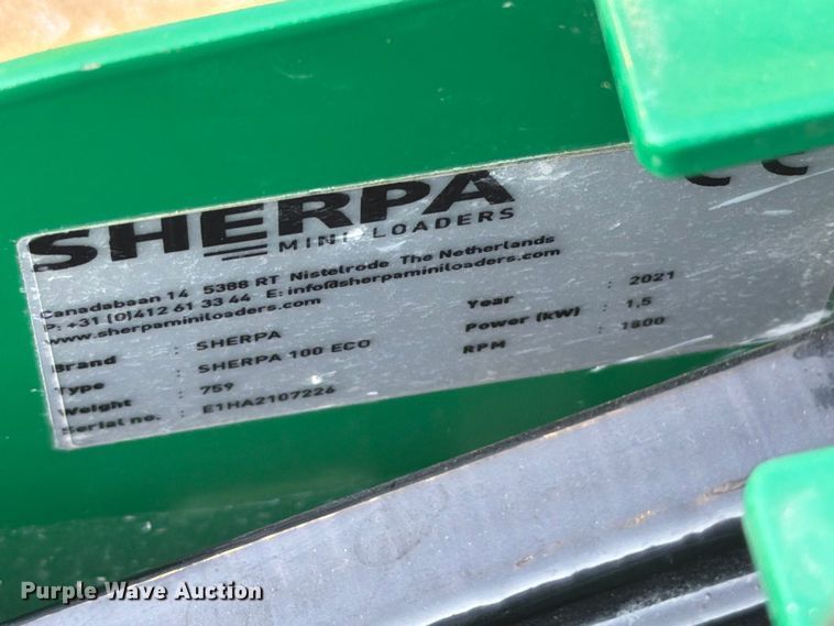 image for item FT6223 2021 Sherpa 100ECO compact utility loader