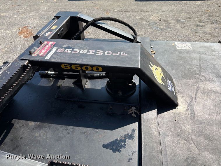 image for item FT6226 Brush Wolf 6600 skid steer rotary mower
