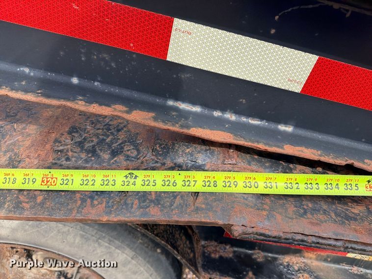 image for item FT8102 1977 Fontaine drop deck equipment trailer