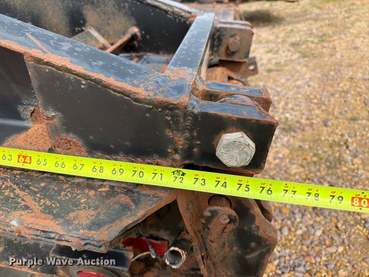image for item FT8102 1977 Fontaine drop deck equipment trailer