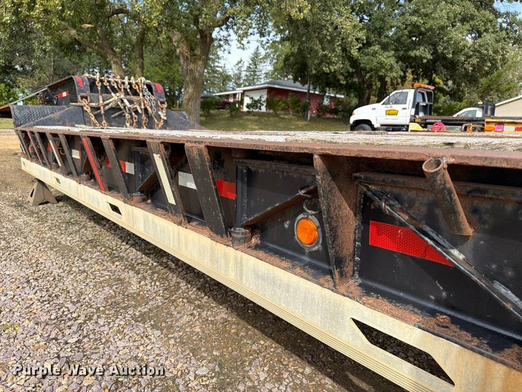 image for item FT8102 1977 Fontaine drop deck equipment trailer