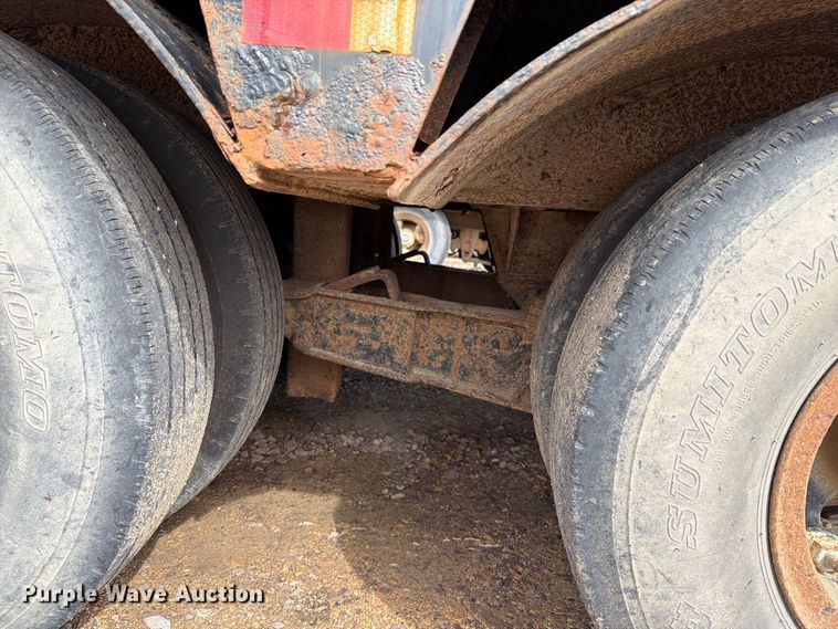 image for item FT8102 1977 Fontaine drop deck equipment trailer