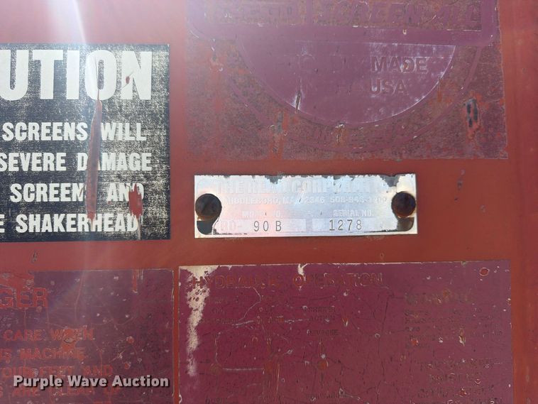 image for item FU4596 1994 Read RD-90B screening plant