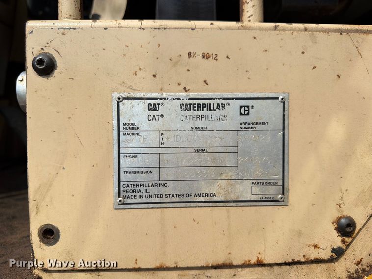 image for item FU4605 1996 Caterpillar 627F scraper