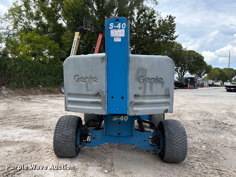 image for item NC9911 2016 Genie S-40 boom lift