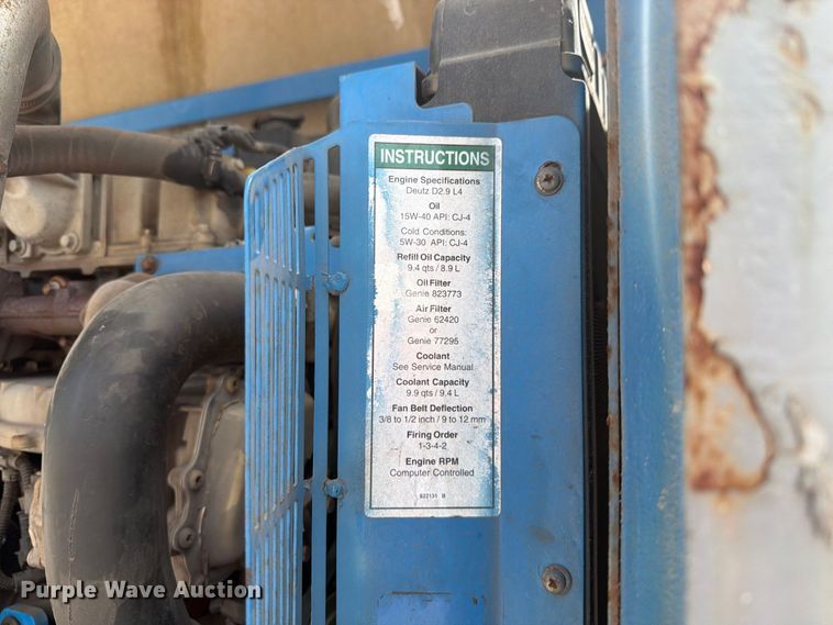 image for item NC9911 2016 Genie S-40 boom lift