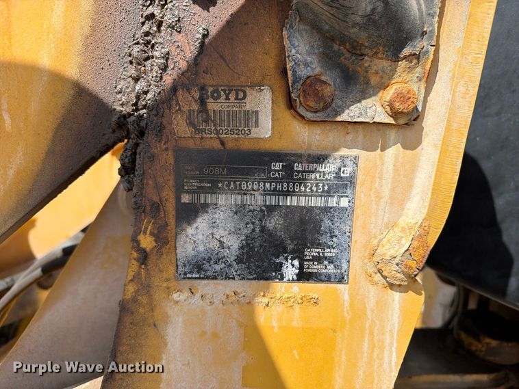 image for item OE9713 2019 Caterpillar 908M wheel loader