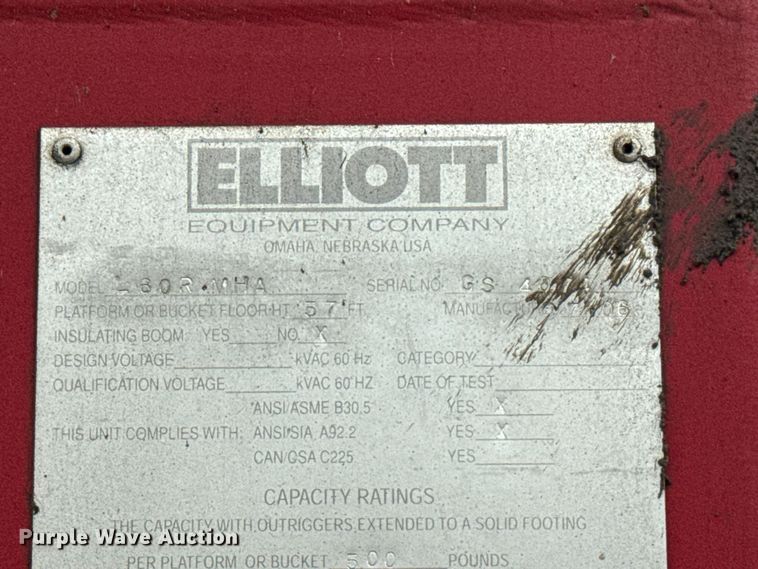 image for item YA4010 2007 International 4300 bucket truck