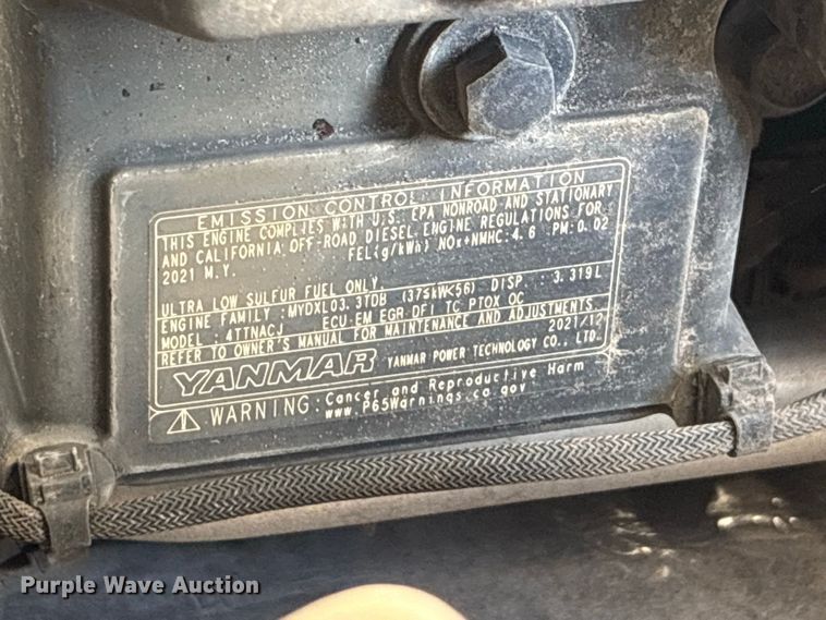 image for item YA4188 2022 John Deere 325G tracked skid steer loader