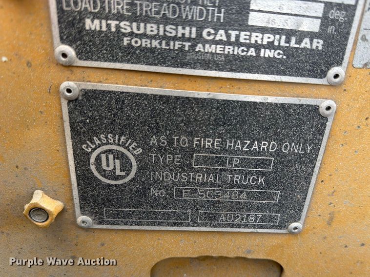 image for item YA4561 2002 Caterpillar GP40K forklift