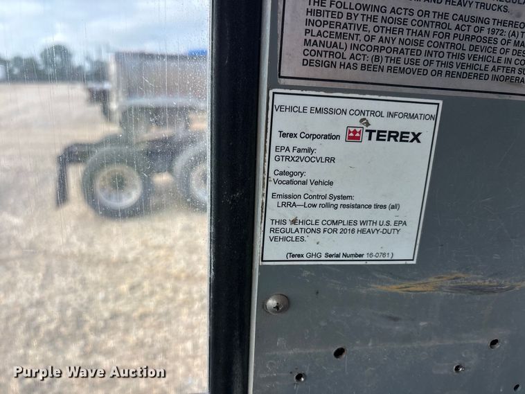 image for item YA4606 2017 Terex FDB6000 ready mix truck