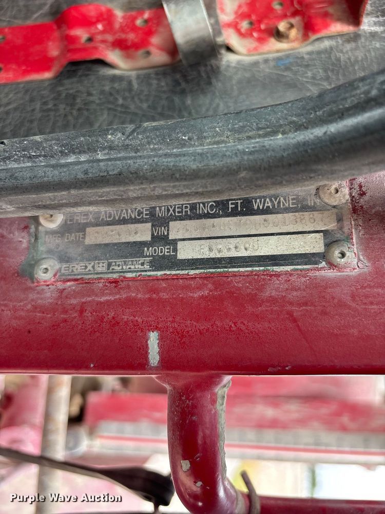 image for item YA4606 2017 Terex FDB6000 ready mix truck