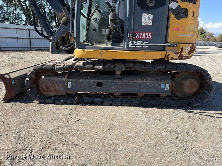 image for item YA4675 2019 John Deere 85G mini excavator