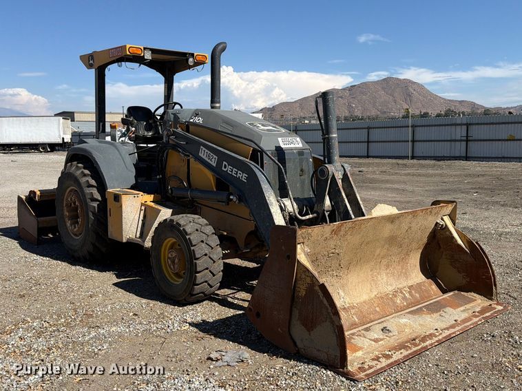 image for item YA4677 2020 John Deere 210L landscape tractor