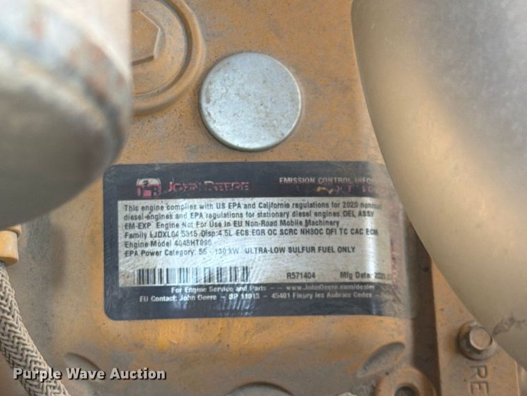 image for item YA4677 2020 John Deere 210L landscape tractor