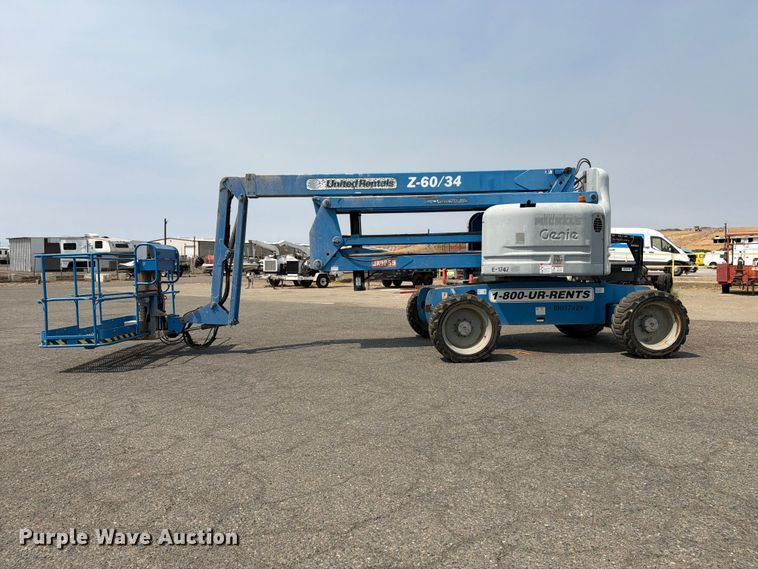 image for item YA4760 2012 Genie Z-60 boom lift