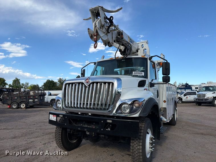 image for item YA4843 2023 International HV507 digger derrick truck