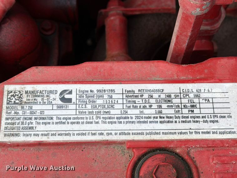 image for item YA4968 2025 Freightliner Business Class M2 cable placer bucket truck
