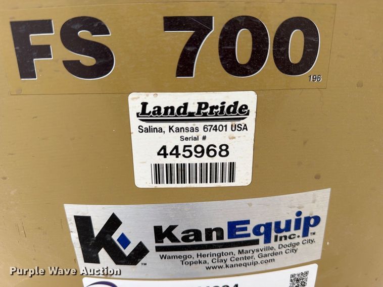 image for item 445968 Land Pride FS 700 spreader