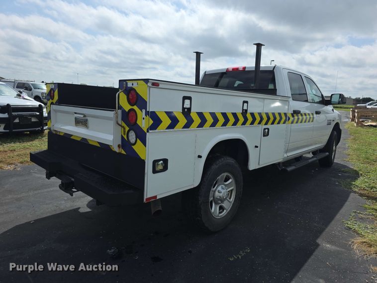 image for item DQ4535 2017 Dodge RAM 2500HD Crew Cab utility bed pickup truck